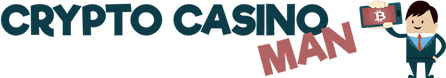 Crypto Casino Man Logo